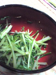 水菜のおひたし-レシピのメイン写真