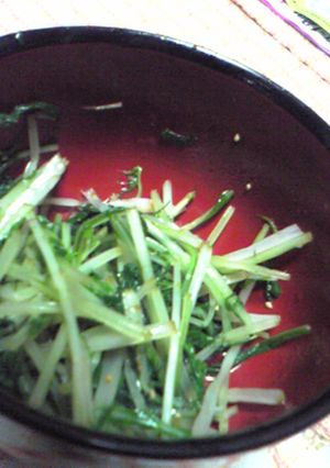 水菜のおひたし-レシピのメイン写真