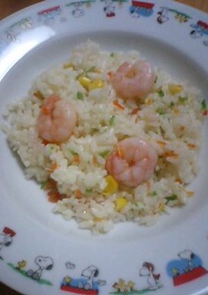 なんちゃってエビピラフ-レシピのメイン写真