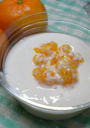 粉ゼラチン（蜜柑豆腐ヨーグルトゼリー）-レシピのメイン写真