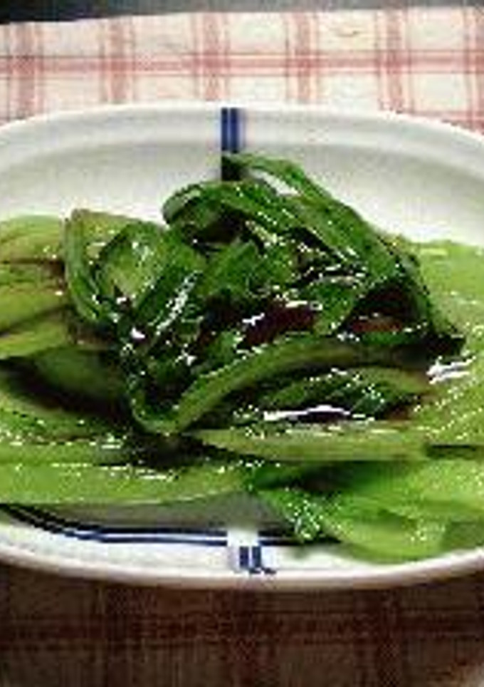青梗菜のオイスターソースかけ-レシピのメイン写真