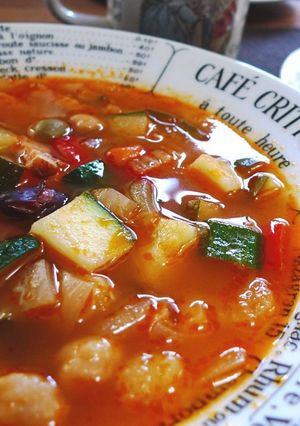 野菜たっぷりでうれしい♪ミネストローネ-レシピのメイン写真