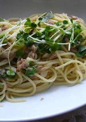 ダシがきいてる♪シソとツナの和風パスタ-レシピのメイン写真