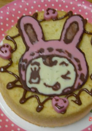 チョコデコ!簡単にキャラクターケーキ★-レシピのメイン写真