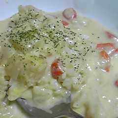 รูปของ 余ったシチューで、ホワイトカレー？！