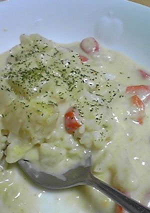 余ったシチューで、ホワイトカレー？！-レシピのメイン写真