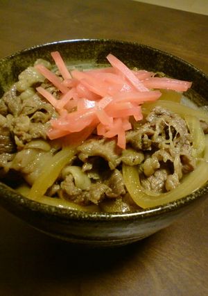 吉野家に負けない！我が家の牛丼-レシピのメイン写真