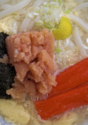 めんたいこあんかけたまごとじうどん-レシピのメイン写真
