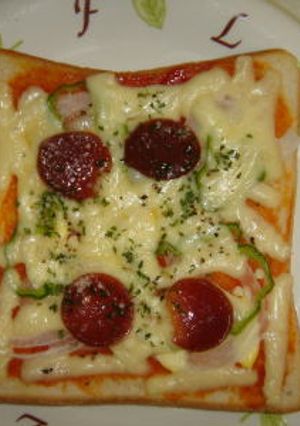 簡単ピザトースト-レシピのメイン写真