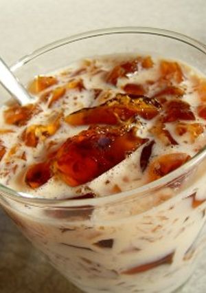 クラッシュゼリーで飲むスイーツ!-レシピのメイン写真