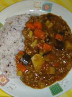 なすとひき肉のカレー-レシピのメイン写真