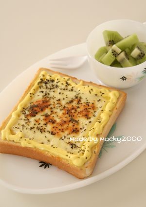 バジル&チーズ&マヨ☆トースト-レシピのメイン写真