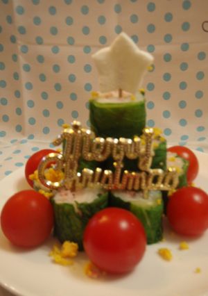 ごはんのクリスマスツリー☆-レシピのメイン写真