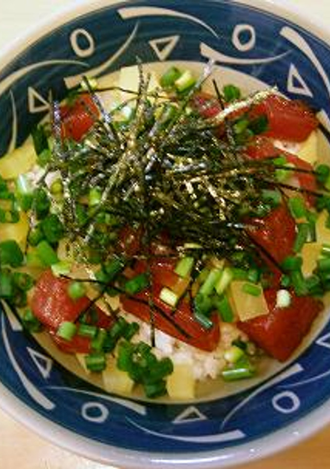 簡単☆とろたく丼-レシピのメイン写真