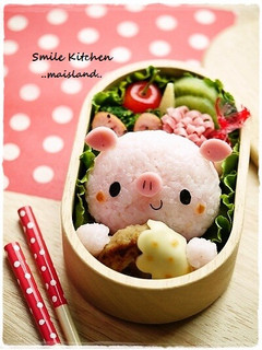 食いしん坊♪ぶたちゃん*キャラ弁-レシピのメイン写真