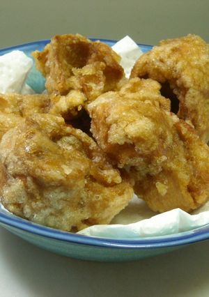 鶏唐..に見えますか？くるま麩揚げ♪-レシピのメイン写真