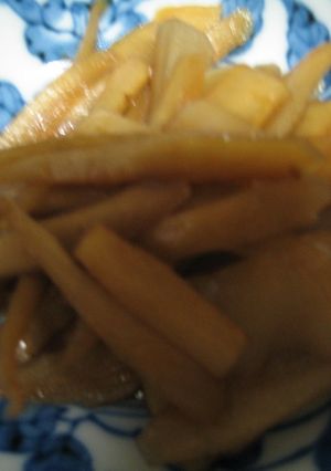 しょうゆとごま油のキンピラ風-レシピのメイン写真