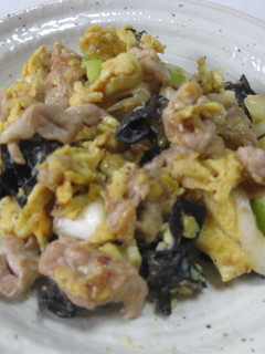 豚肉ときくらげの卵炒め-レシピのメイン写真