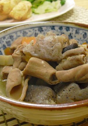我が家のモツ煮-レシピのメイン写真