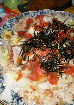 レタス＆サーモン★すし太郎　黒酢入り-レシピのメイン写真