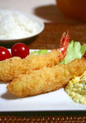 お子様ランチの海老フライ-レシピのメイン写真
