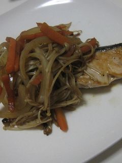 鮭の酒蒸し☆野菜たっぷり和風ステーキ-レシピのメイン写真
