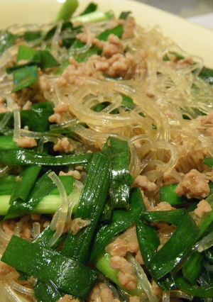 春雨とひき肉のオイスターソース炒め-レシピのメイン写真