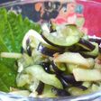 バッサンが好きな茄子の塩揉み