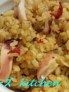 炊飯器で出来る☆炊き込みパエリア♪-レシピのメイン写真