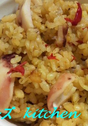 炊飯器で出来る☆炊き込みパエリア♪-レシピのメイン写真