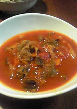 圧力鍋で作る　牛すじのトマト煮込み-レシピのメイン写真