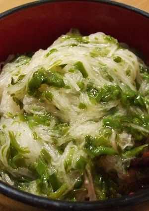 大根のめかぶ素麺-レシピのメイン写真