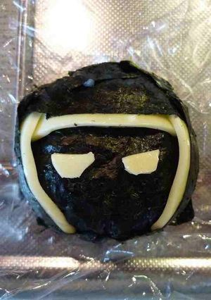 ウォーズマンおにぎり（キャラ弁？）-レシピのメイン写真