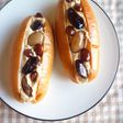 フワフワきなこバターとお豆のサンド