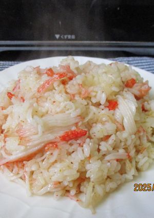 簡単☆カニかまぼこ炒飯😋-レシピのメイン写真