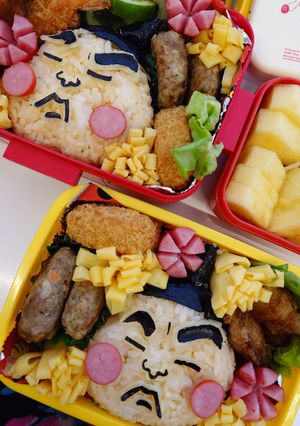 おぼっちゃまくんお弁当　キャラ弁-レシピのメイン写真