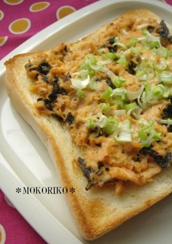 鮭の和風トースト-レシピのメイン写真
