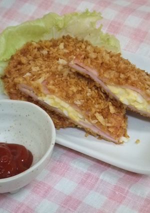 ノンフライ☆揚げないハムたまフライ-レシピのメイン写真