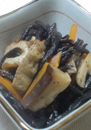 長ひじきの煮物-レシピのメイン写真