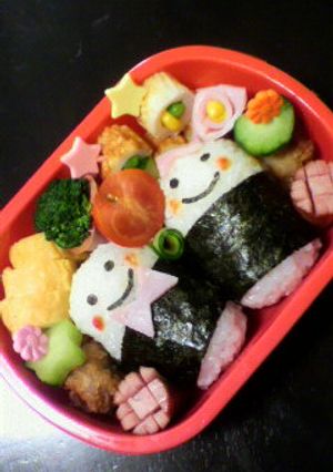 お弁当❤かわいい俵おにぎり-レシピのメイン写真