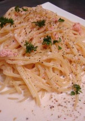 ダブルで嬉しいタラコのクリームパスタ-レシピのメイン写真
