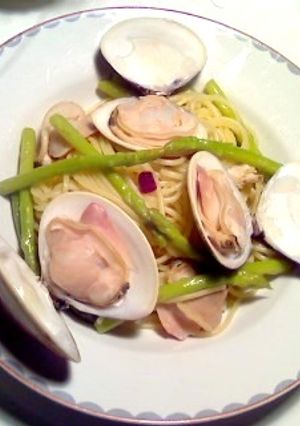 はまぐりとアスパラのパスタ-レシピのメイン写真