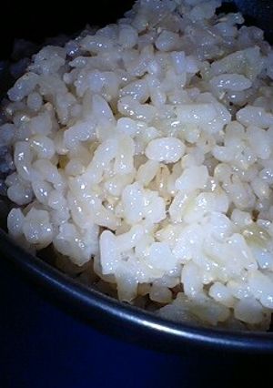 安い炊飯器で玄米克服♪-レシピのメイン写真