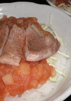 ボリューム満点!豚ロース丼!!-レシピのメイン写真