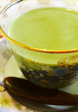 抹茶のふんわりババロア-レシピのメイン写真