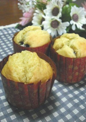 クリームチーズとブルーベリーのマフィン-レシピのメイン写真