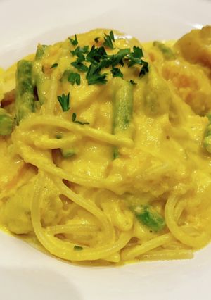 かぼちゃときのこのクリームパスタ☆-レシピのメイン写真
