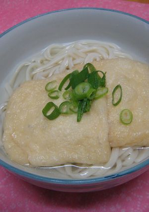 レンジで簡単☆きつねうどんのおあげさん-レシピのメイン写真
