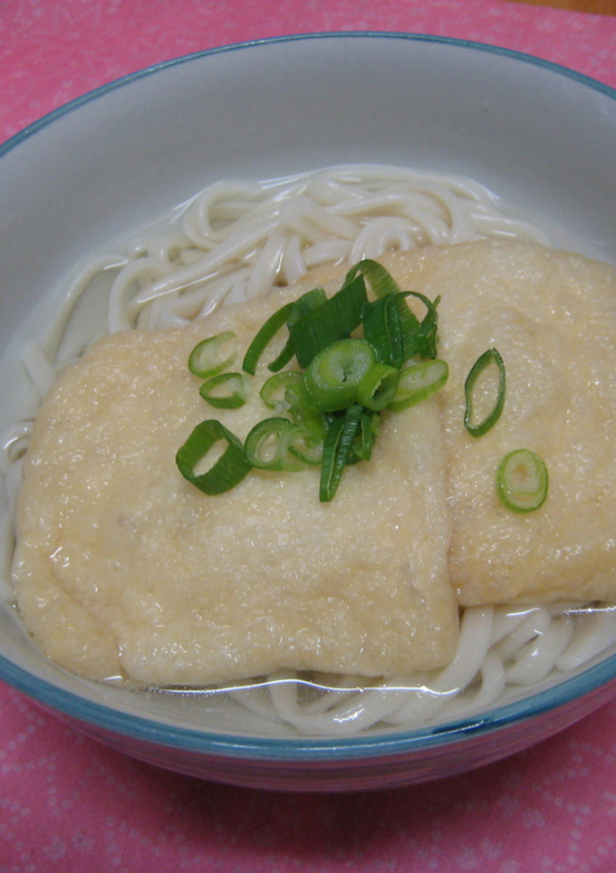 レンジで簡単☆きつねうどんのおあげさん-レシピのメイン写真