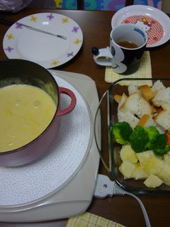 こどもも一緒に☆チーズフォンデュ-レシピのメイン写真